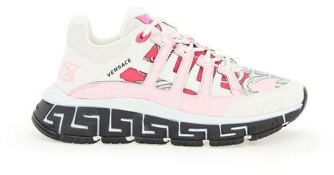 soulier versace femme|Versace pink sneakers.